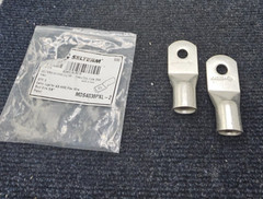(QTY 4) SELTERM MDS4038PXL-2: 4/0 AWG (XL) 3/8″ Stud Tinned Copper Wire Lugs