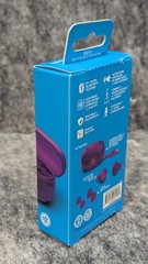 JLab Go Pop ANC True Wireless Bluetooth Earbuds Transparent/Clear Purple 🔥New🔥