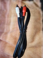 3.5mm AUDIO CABLE AUX 3.5 mm to Dual RCA Stereo 3FT
