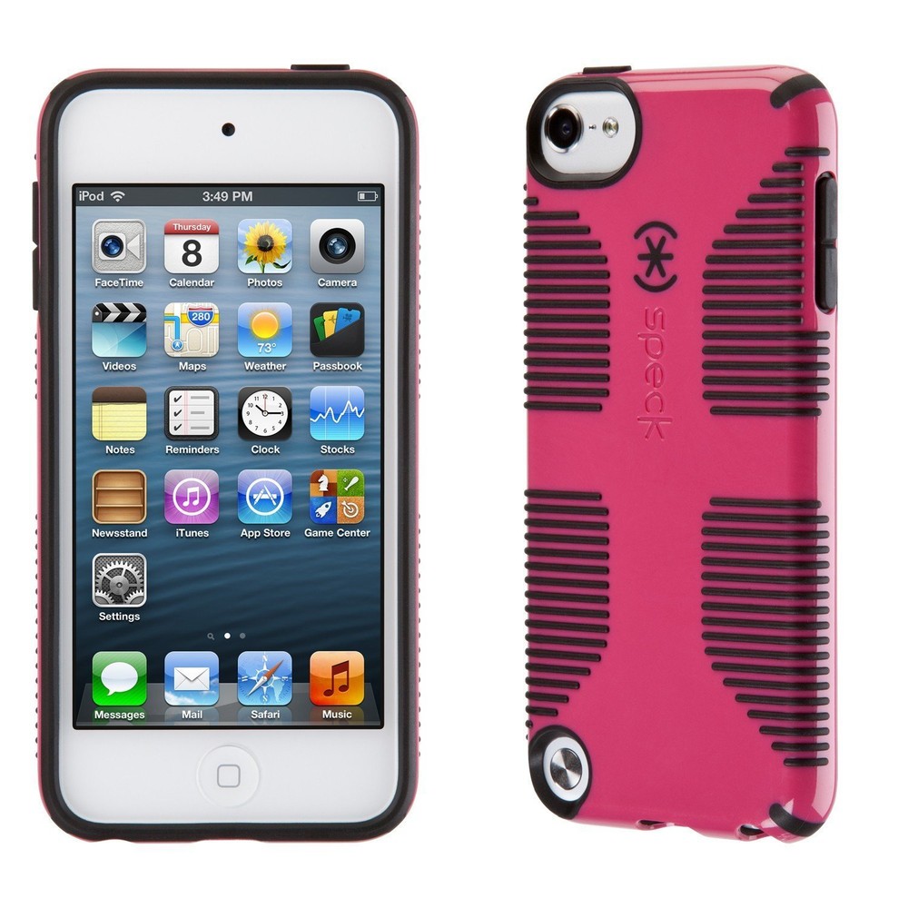 Speck Products CandyShell Grip Case for iPod Touch 5 (Raspberry Pink/Black)