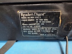Vtg Reader’s Digest RDA-127 Multi-Band Radio 5.8lb 13″x10″ Worldstar MG-6000