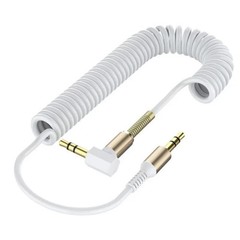 3.5mm Male to Male AUX Cable Cord L-Shaped Right Angle Car Audio Headphone Jack