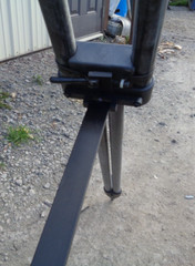 USED MILITARY CARBON FIBER ANTENNA MAST TRIPOD WITH USED CARRY BAG
