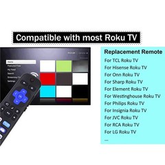 New Replacement Remote RC280-01 For TCL ROKU TV Radio Vudu 32FS3700 40FS3750 TCL