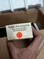 Quad 405 HiFi Separate Home AV Stereo Power Amplifier with Box New Old Stock!