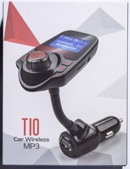 Car Bluetooth FM transmitter radio MP3 wireless adapter hands-free 3port charger