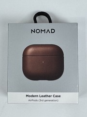 Nomad Horween Leather Case for AirPods 3rd Generation (Not Pro) – Rustic Brown