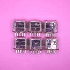 6x NOS IN-12A Nixie Tubes Same Date / Tested / 100% Working / Soviet / 6pcs