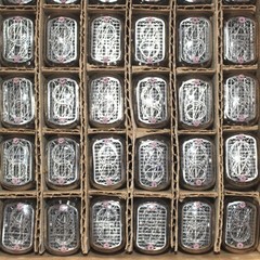 6x NOS IN-12A Nixie Tubes Same Date / Tested / 100% Working / Soviet / 6pcs