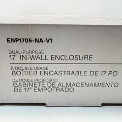 On-Q Legrand Dual Purpose In Wall Enclosure with Mounting Plate (ENP0905-NA-V1)