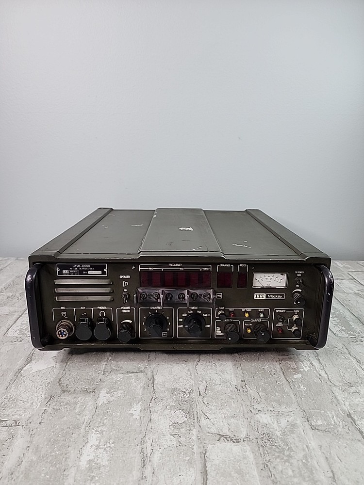 Vintage ITT Mackay MSR-8000 Military-Grade HF SSB Marine Radio Transeiver Parts*