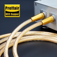 Pair OFC Copper Conductor Audio Balanced XLR Cable HiFi Interconnect Signal Wire