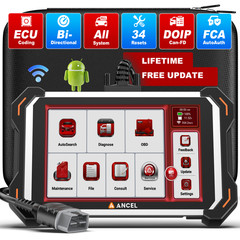 ANCEL DS600 Elite All System Bidirectional Diagnostic Scanner ECU Coding IMMO