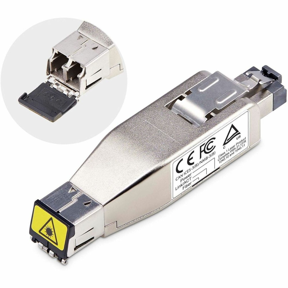StarTech Gigabit Fiber to RJ45 Ethernet Media Converter Dongle
