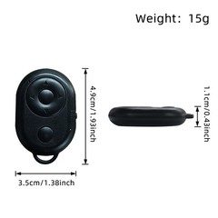 Bluetooth Remote for iPhone Xiaomi IOS Android Phone Universal Remote Control