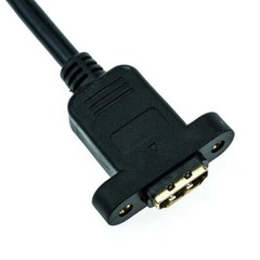 Durable HDMI 1.4 Male to Female Host Case Panel Mount Screw Cable Cord 50cm A247