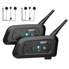 Novamente V6 Pro+ Motorcycle Helmet Bluetooth Intercom Headset, Up to 6 Rider…
