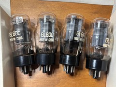 Lot of Four Made In China 6L6GC NOS Test Great Vintage Vacuum Tubes