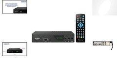 User-Friendly ATSC Converter Box: Digital Clock, Recording & USB Media Playback