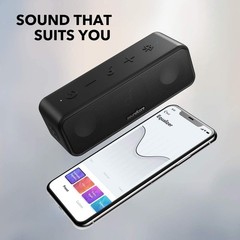 Soundcore Anker 3 Portable Bluetooth Speaker – Wireless, IPX7 Waterproof, BassUp