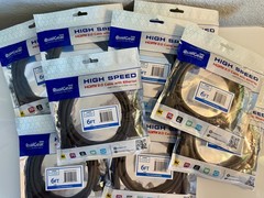 6’ Feet, High Speed, HDMI 2.0 Cable w/ 24k Gold Plated Contacts, Supports 4k