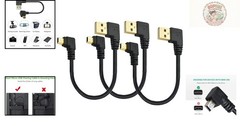 High Speed USB 2.0 to Mini USB Cables – Right Angle Connectors for Versatility