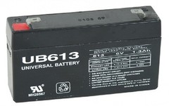 6V Sealed Lead Acid Battery UB613 1.3Ah SLA Emergency Lighting