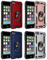 For iPod Touch 5th 6th & 7th Gen -Hard Hybrid Magnetic Ring Kickstand Armor Case
