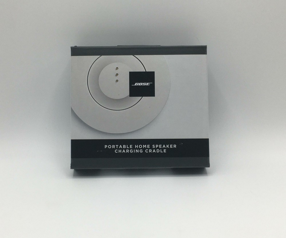 Boxed Bose Portable Home Speaker Charging Cradle – Silver (830895-0030)