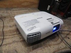 Epson LCD Projector PowerLite W17 Model H573A TESTED NO REMOTE 1445 HOURS