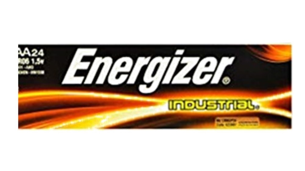 24 Energizer Industrial AA Alkaline Batteries (EN91, LR6)