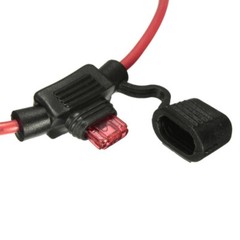 Car Automotive In-Line Mini Blade Fuse Holder 12V 20A + 5/10/15/20/25/30A Fuses