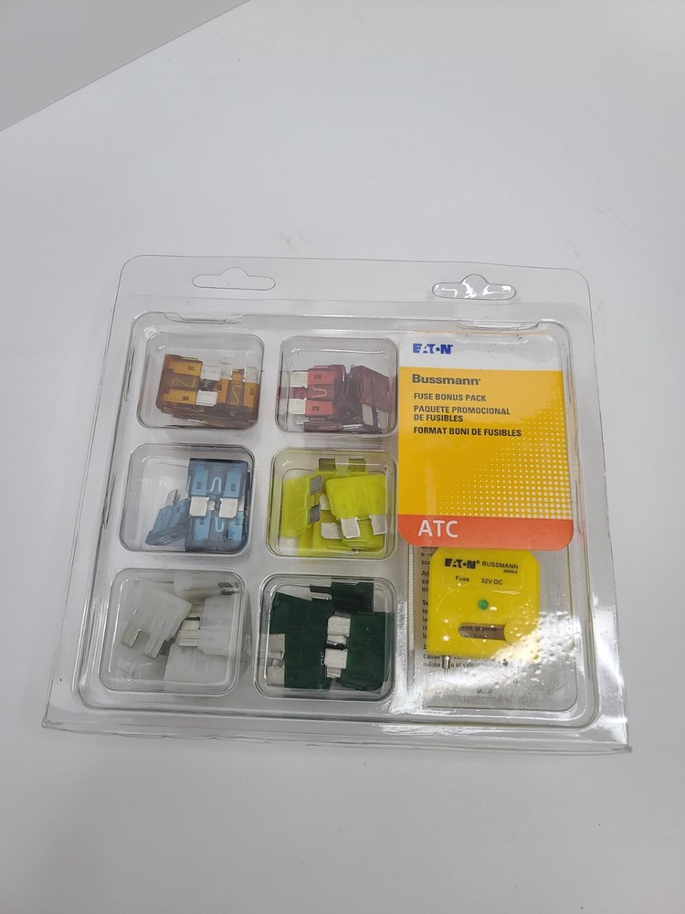 NO 44Fuse Assortment 42pcs (5/10/15/20/25/30) w/ Puller/Tester ATC (STD) BUSSMAN