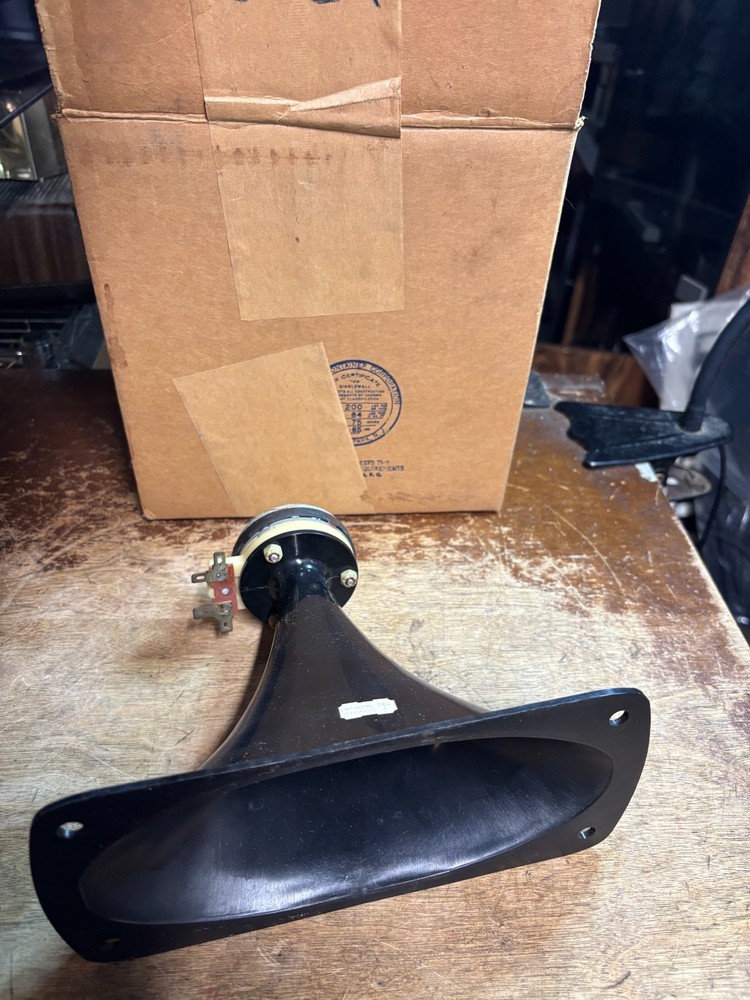 Vintage Unidentified Horn Tweeter Speaker Appears Unused