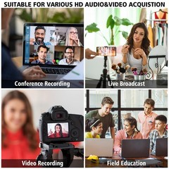 VIXLW Video Capture Card, USB3.0 HDMI to USB C Capture Card, 4K 1080P 60FPS, …