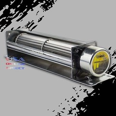 8″ Cross Flow Car Stereo Amplifier Cooling Fan Marine Audio RV CPU SUV USA