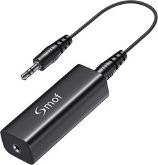 Effortless Plug-and-Play Ground Loop Isolator with 3.5mm Audio Cable Included
