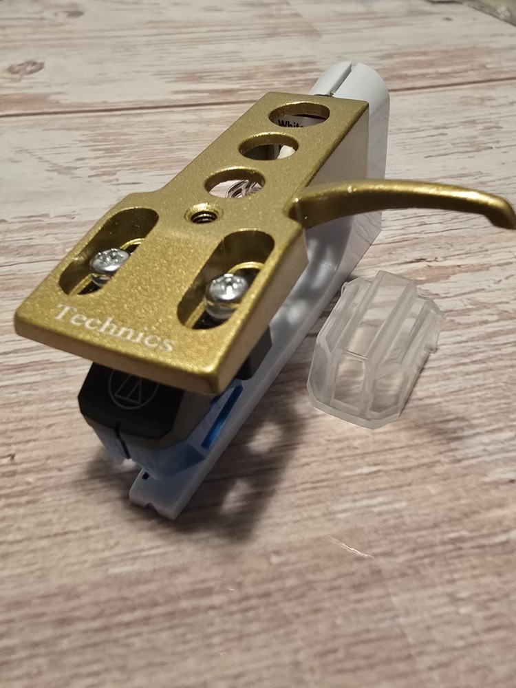 TECHNICS STYLE GOLD Headshell AT-VM95CH Cartridge COMBO NEW USA SELLER SHIP