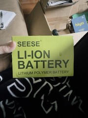 Seese Li-Ion Battery Lithium Polymer Battery 18.5v 3000mAh 55.5 Wh Full Load 21v