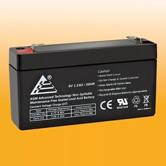 ExpertBattery for GE Home Security Alarm System Panel Battery 6V 1.2Ah, 6V 1.3Ah