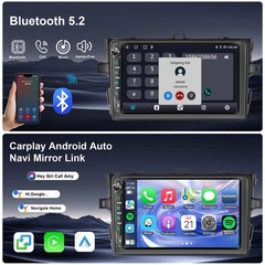 Car Stereo Radio Wireless Carplay For Toyota Corolla 2009 2010 2011 2012 2013