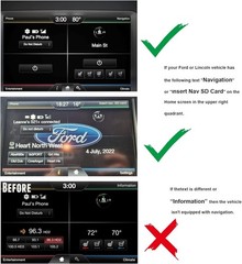 Navigation sd Card Fits Ford Lincoln USA Canada- 2025 New Map Updated A15 – GM5T