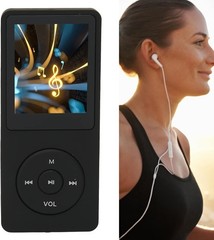 Portable Music Player: 8GB Memory, 64GB Expandable, 30 Hours Playback, FM Radio