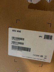 New HTC Vive Virtual Reality 1st Gen, Complete Set. NEW Open Box – Unused