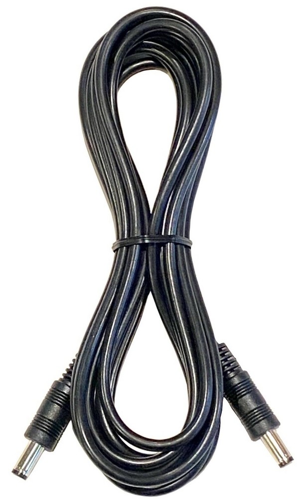 10ft 22AWG DC Power Cable Male to Male 120″ 5.5mm X 2.1mm Barrel Plug