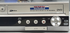 Panasonic DMR-ES35V DVD/VCR Combo Recorder Remote Cables Blank VHS & DVD Works!