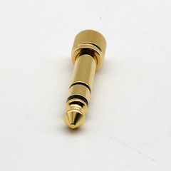 6.35mm Stereo Male to 3.5mm Female Jack Headphone Earphone Audio Adapter w/Screw