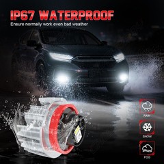 2x L1B LED Fog Light Bulbs For 2021 2022 2023 2024 Honda Accord 6000K White