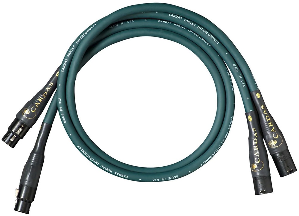 CARDAS Audio PARSEC INTERCONNECT Cable Cord with XLR Connectors Plugs Jack, 1M