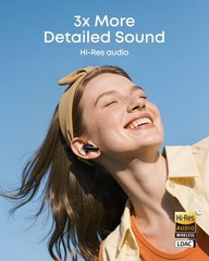 soundcore P31i Wireless Earbuds – Hi-Res Audio, Adaptive Noise Cancelling–Black
